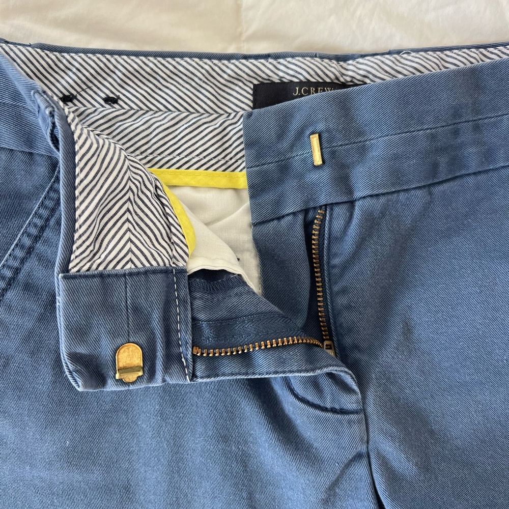 J. Crew Blue Chino Shorts - Picture 7 of 9
